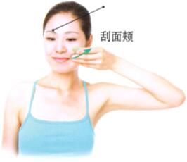 面色青暗的刮痧疗法