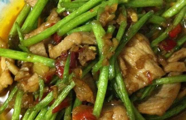 茼蒿炒肉