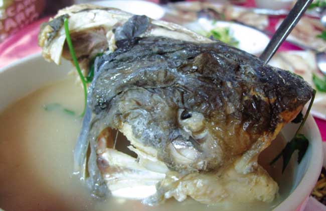 天麻炖鱼头的做法