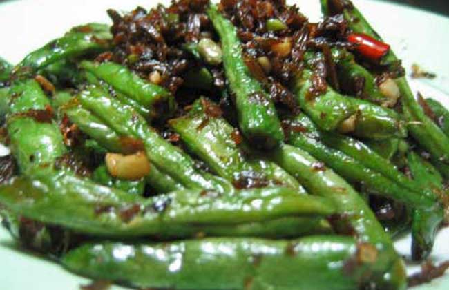 干煸扁豆的家常做法