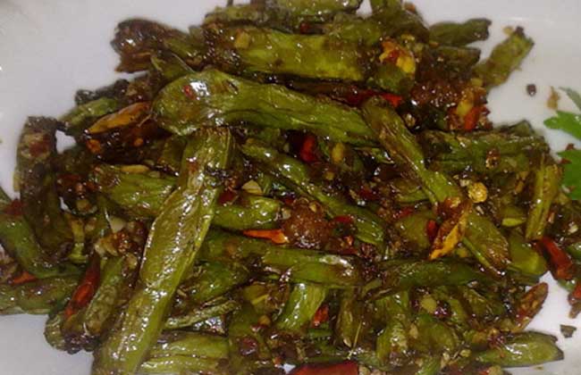 干煸扁豆的家常做法