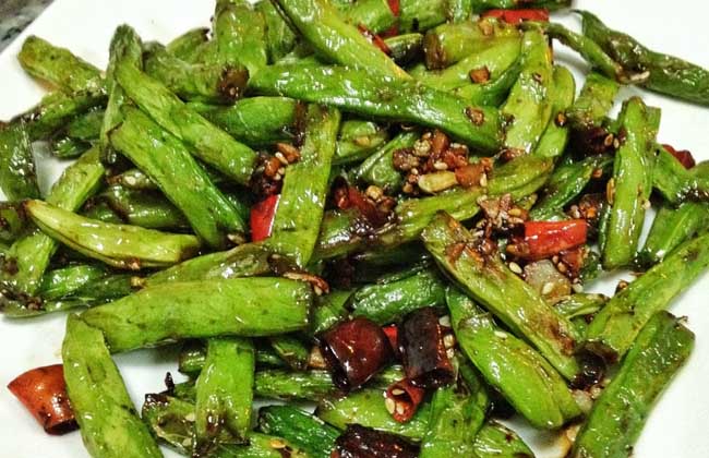 干煸扁豆的家常做法