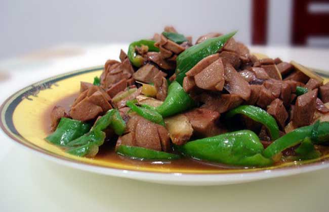 杜仲青椒腰花