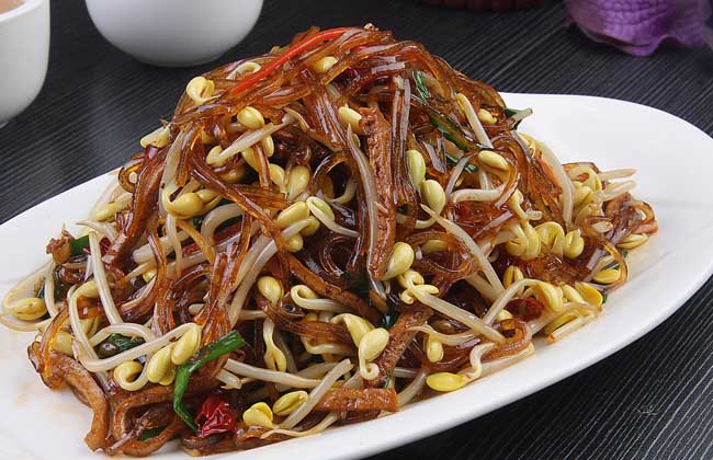 黄豆芽炒粉条的家常做法