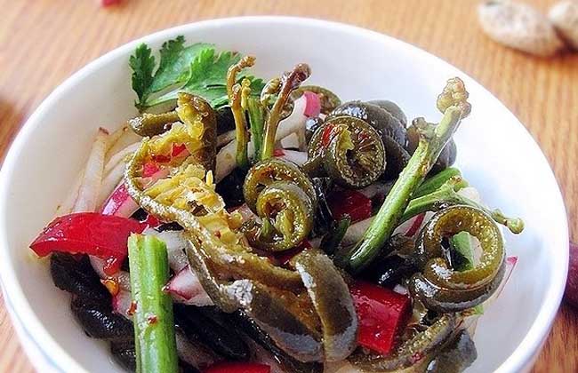 蕨菜拌海茸丝