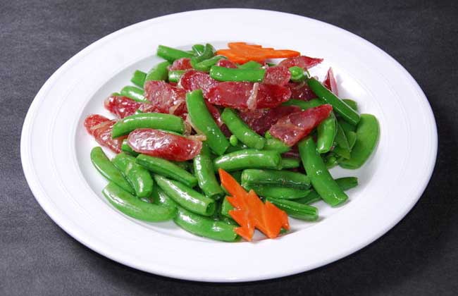 刀豆炒腊肠