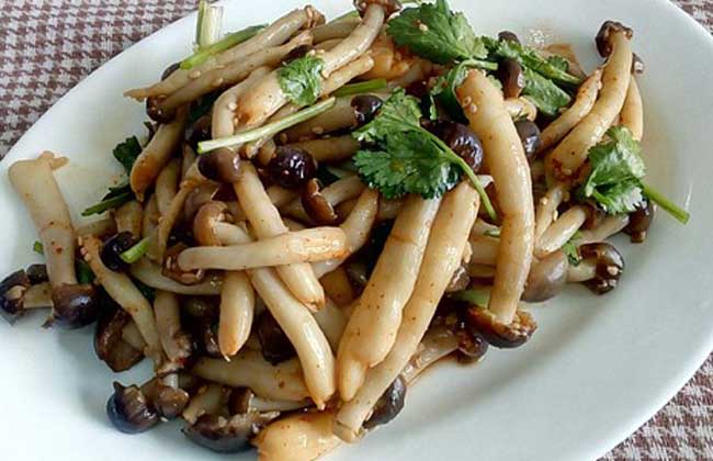 蟹味菇拌双丝