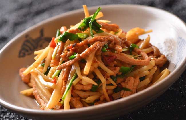 竹笋炒肉丝
