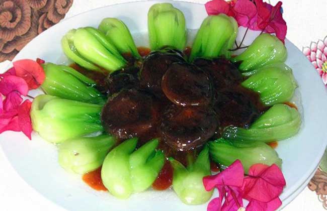 彩蔬花菇盏