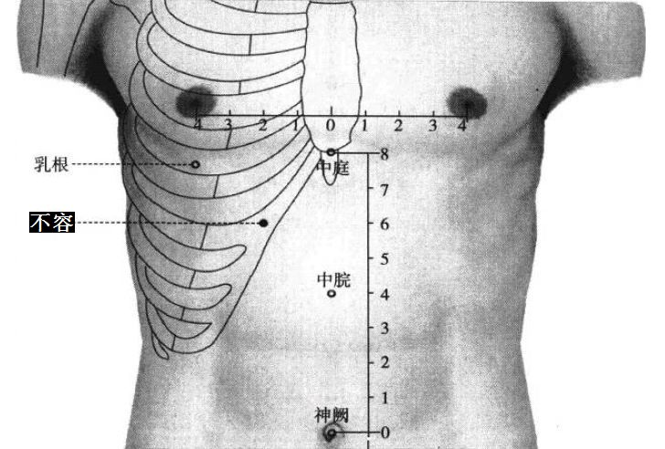 不容的证治纲要与定位图解